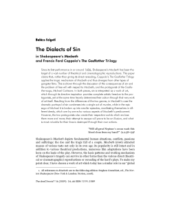 The Dialects of Sin