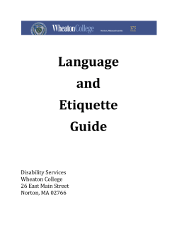 Language and Etiquette Guide