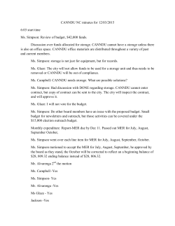 CANNDU NC minutes for 12/03/2015 6:03 start time Ms. Simpson