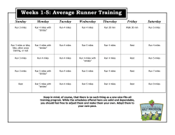 Calendar Wizard - Salinas Valley Half Marathon