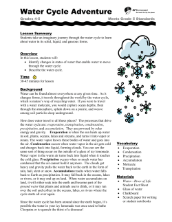 Water Cycle Adventure