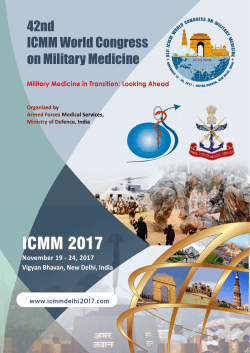 Programme - ICMM Delhi 2017