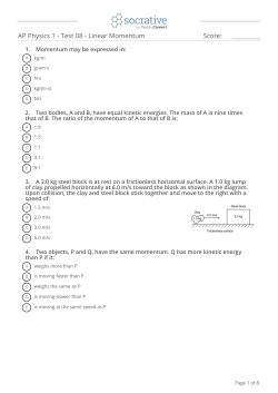 Test 8 - Momentum - Blank