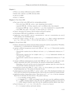 Review list of final exam with the courtesy of