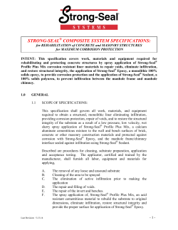 strong-seal composite system specifications