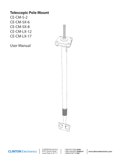 Telescopic Pole Mount CE-CM-S-2 CE-CM-SX-6 CE-CM-SX