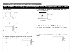 6th Grade Learning Targets Unit 4 Exam 2