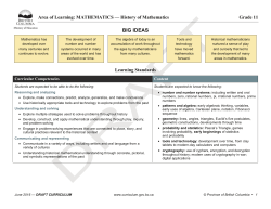 History of Mathematics 11 with elaborations