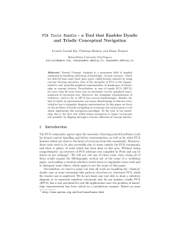 FCA Tools Bundle - a Tool that Enables Dyadic and Triadic