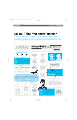 So You Think You Know Pharma?