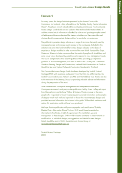 Lowland path construction - Scottish Natural Heritage