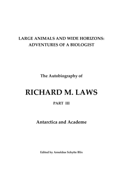 richard m. laws - Scott Polar Research Institute