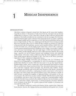 1 mexican independence - Pearson Higher Education