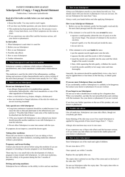 Scheriproct&reg; 1.5 mg/g + 5 mg/g Rectal Ointment