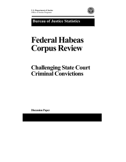 Federal Habeas Corpus Review