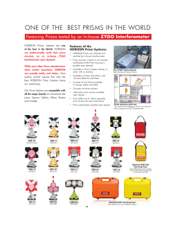 ONE OF THE BEST PRISMS IN THE WORLD