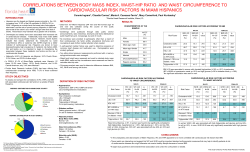 CORRELATIONS BETWEEN BODY MASS INDEX, WAIST