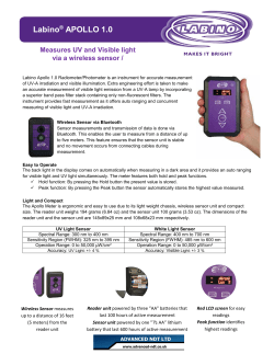Labino Apollo 1.0 - UV and Visible light Meter