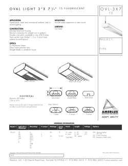 LIT-0267 Oval Light 3x7 T5:ALS 994624 Spec sheet