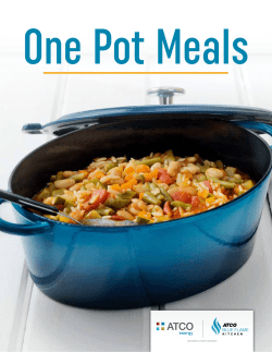 One Pot Meals - ATCO Blue Flame Kitchen
