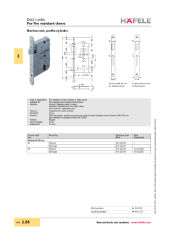 2 AH 2.88 - Hafele easylink