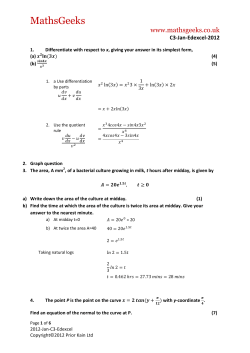 solutions - MathsGeeks