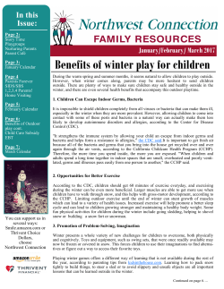 Benefits of winter play for children