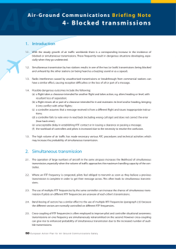 4- Blocked transmissions