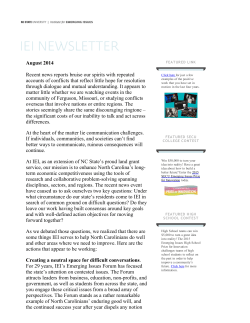 at the heart of the matter - Institute for Emerging Issues