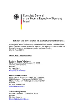 List of Schools and Universities