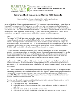 integrated pest management policy