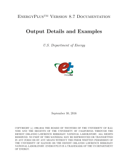 Output Details and Examples