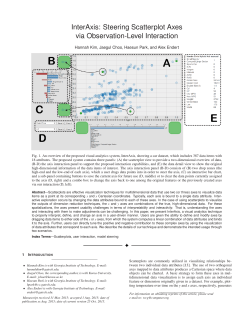 InterAxis: Steering Scatterplot Axes via Observation