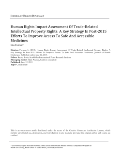 Human Rights Impact Assessment Of Trade-Related - ghd-net