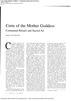 Crete of the Mother Goddess