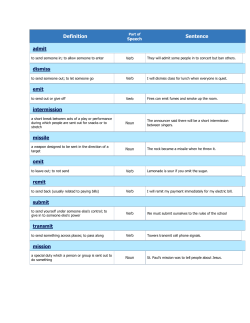 Definition Sentence - St. Nicholas Catholic School | Rupert, Idaho