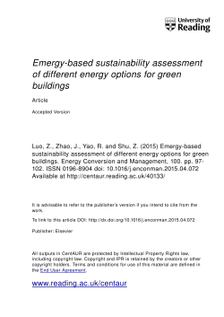 Emergy-based sustainability assessment of different energy options