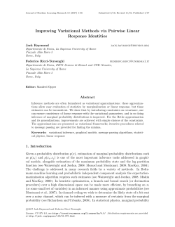 Improving Variational Methods via Pairwise Linear Response