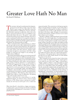 Greater Love Hath No Man
