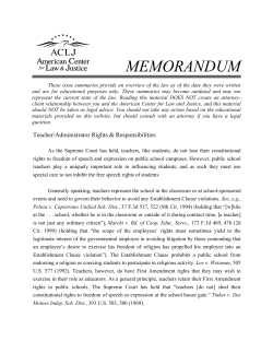 memorandum