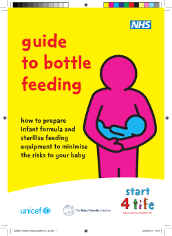 Guide to bottle feeding