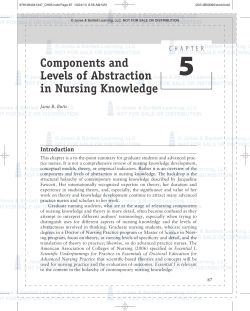 Components and Levels of Abstraction in