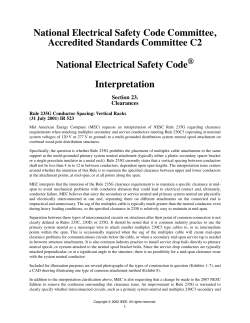 National Electrical Safety Code Committee, Accredited