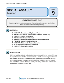 Grade-9-Sexual-Assau.. - Teaching Sexual Health