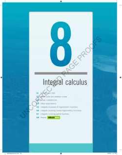 Integral calculus