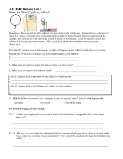 A HOME Balloon Lab