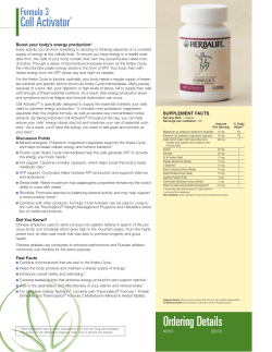 Formula 3 Cell Activator