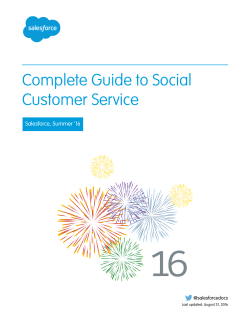 Complete Guide to Social Customer Service