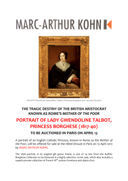 portrait of lady gwendoline talbot, princess borghese (1817-40)