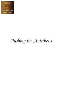 Pushing the Antithesis